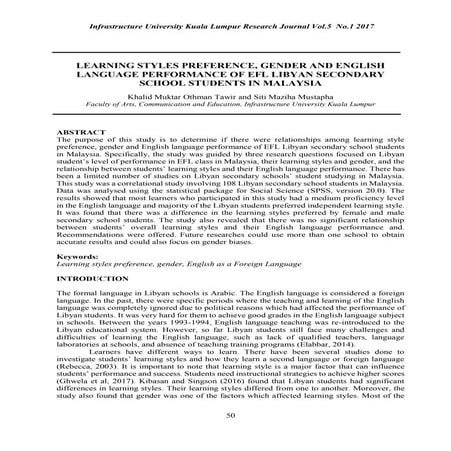 8 rrl on Learning styles & academic trac | DOCX