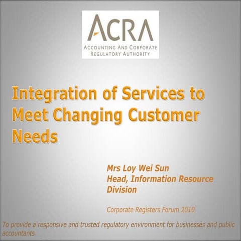 6.1 integration of services (singapore)
