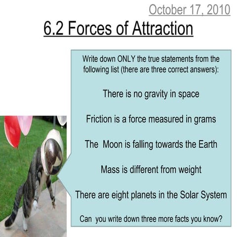 6.2 Forces of attraction