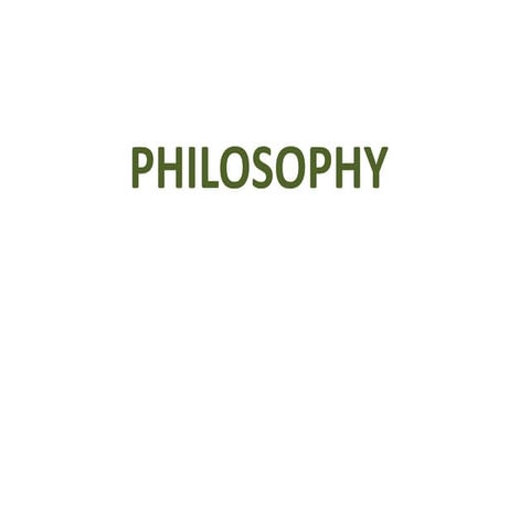 Philosophy--definition, developments, divisions and its difference with scien...