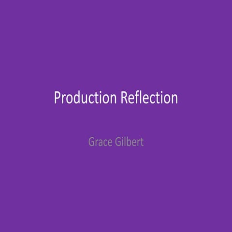 6. production reflection(1)