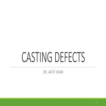 Casting defects