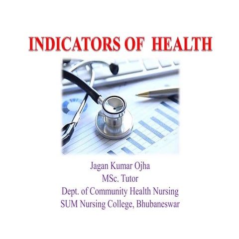 Indicators of Health