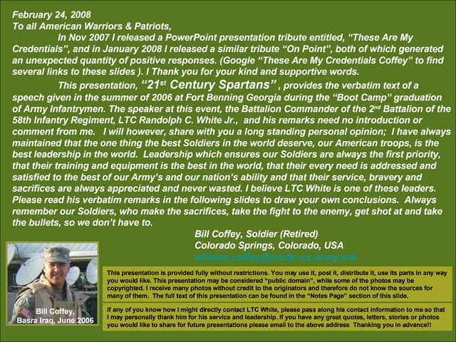 6 21st  Century  Spartans