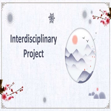 Interdisciplinary Project