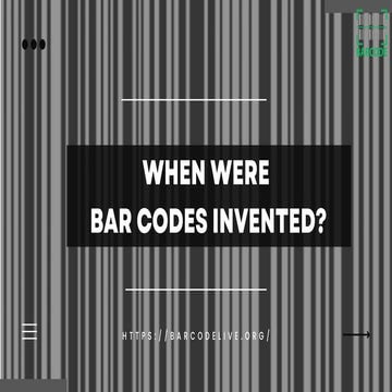 History of the Barcode - Who invented the barcode? | PDF