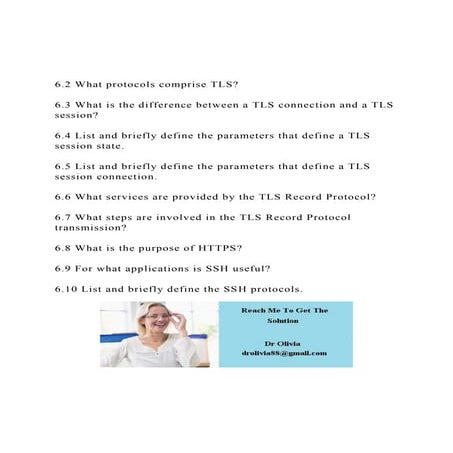 6.2 What protocols comprise TLS6.3 What is the difference.docx