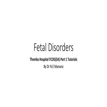 6. Fetal Disorders.pptx