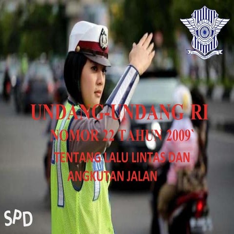 MATERI GATUR LANTAS (GERAKAN PENGATURAN LALU LINTAS) | PPTX