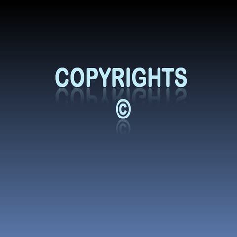 6.1 Copyrights Revised of Intellactual Property Right.ppt