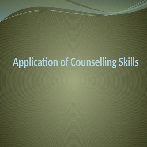 6.1 Organizational Application of Counselling.pptx