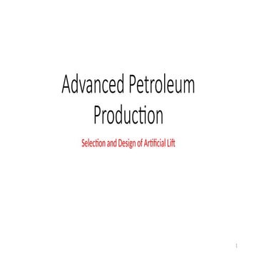 Petroleum Production Engineering -Design of Artifical Lift.pptx