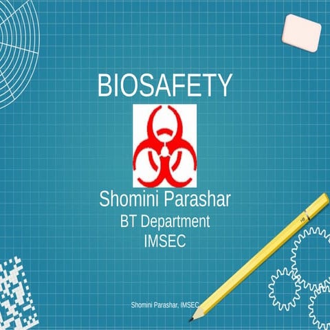 6.Biosafety.pdf for the students of aktu. | PDF