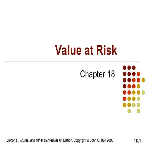 Value-at-Risk Market risk for beginners | PPT