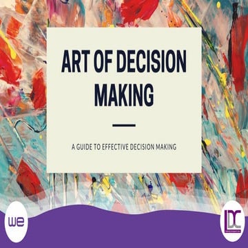 Managerial tools - Decision making techniques