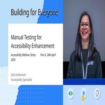 Manual Testing for Accessibility Enhancement