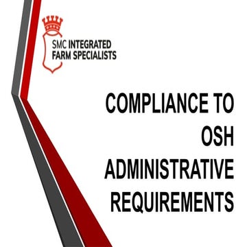 6. Module 6 Compliance to OSH admin requirements revised.pptx