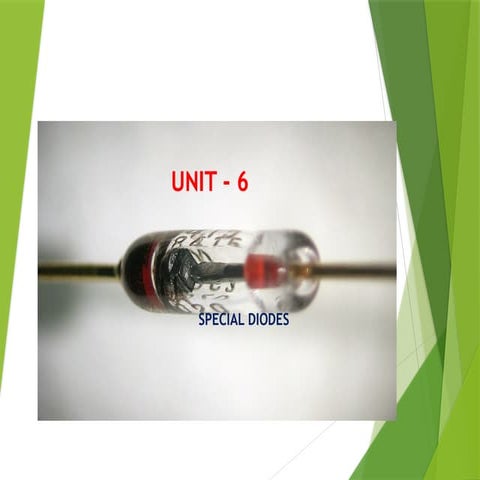 Special Diodes in electronics for iti students