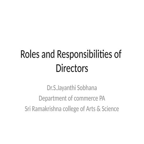 6.Roles and Responsibilities of Directors.pptx