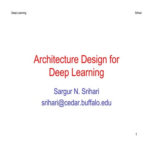 6.4 ArchitectureDesign.pdf in deep learning | PDF