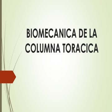 6. Biomecanica Columna Toracica.pdf sdsf dsfsdf sdfsdf | PDF