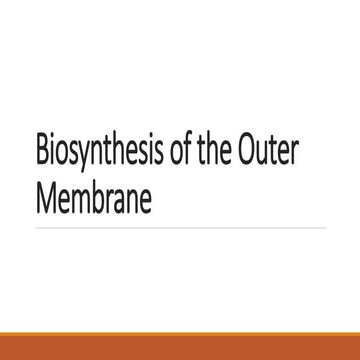 Bioengineering bacterial outer membrane vesicles as vaccine platform | PPTX