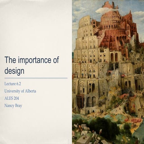 6.2 the importance of design lecture slides student notes