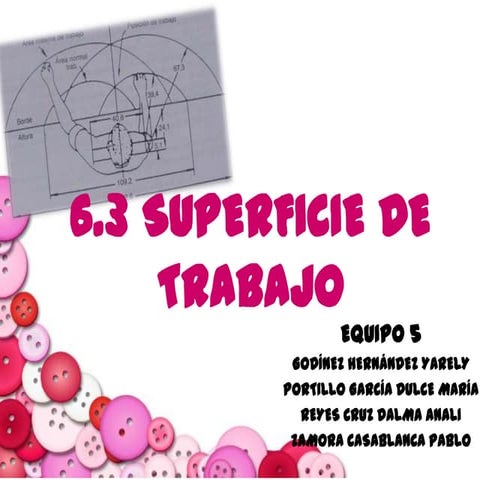 6.3 superficie de trabajo