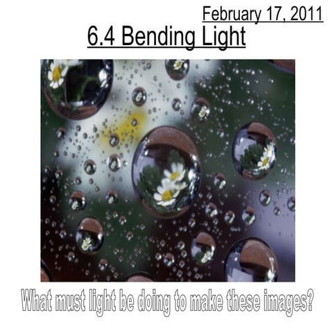 6.4 bending light