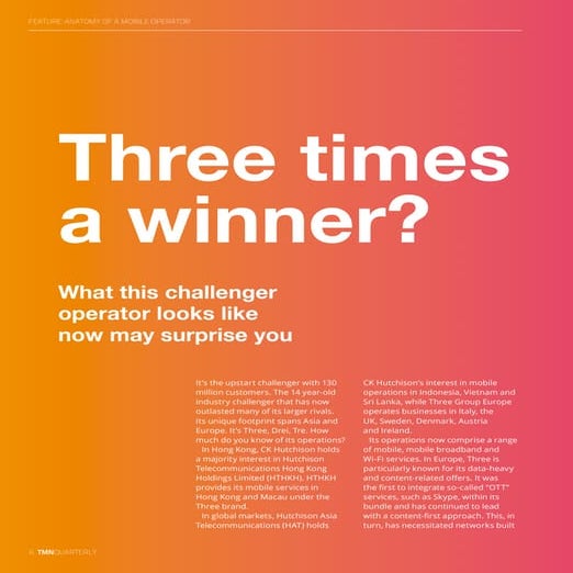 Three times a winner? - TMN Magazine Issue #20
