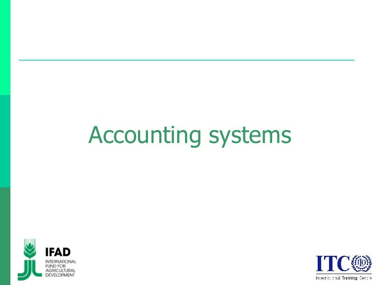 Accounting systems