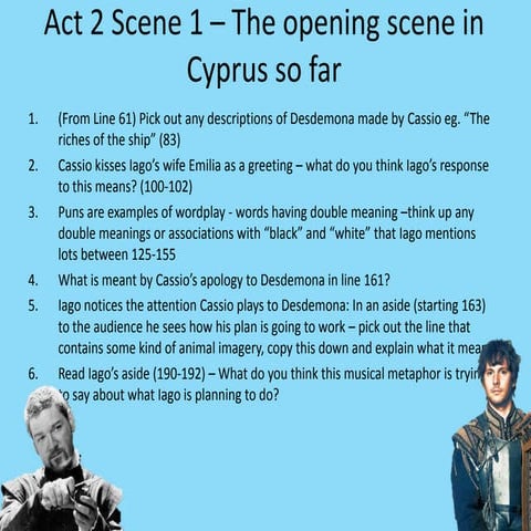 6   act 2 scene 1 - questions