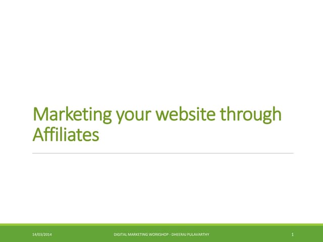 6 affilate marketing