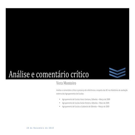 6 análise e comentário crítico vera monteiro