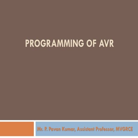AVR Programming of ATmega32 detailed .pdf