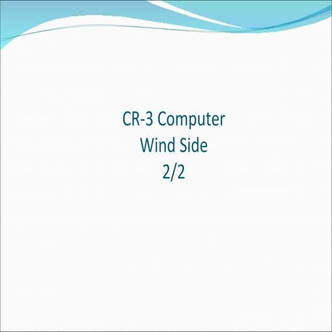 6. CR-3 Wind Side 2/2