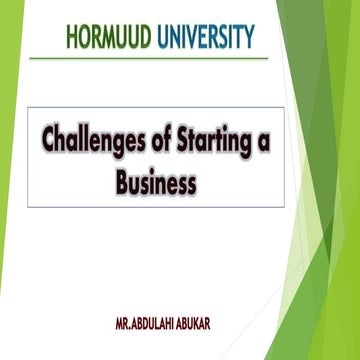 6 challenges of starting a business