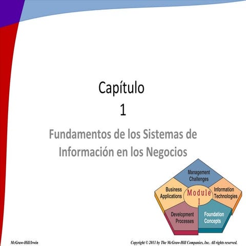 Capítulo I. Sistemas de Información Gerencial, James O´Brien Por el Profesor presentación Powerpoint  