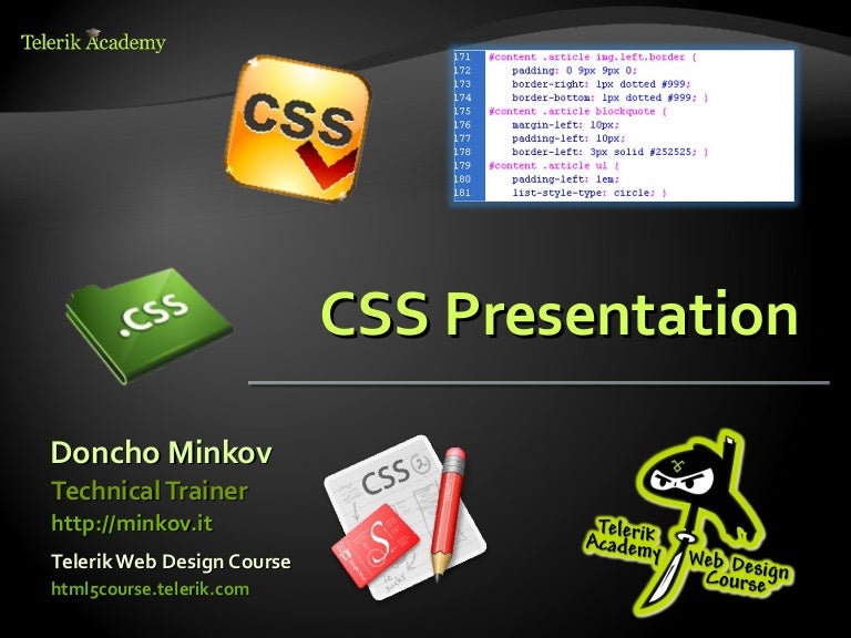 CSS Presentation