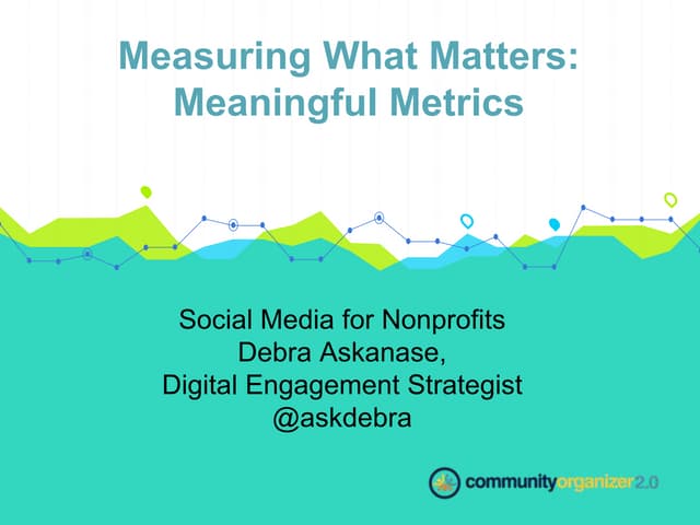 Measuring What Matters: Meaningful Metrics