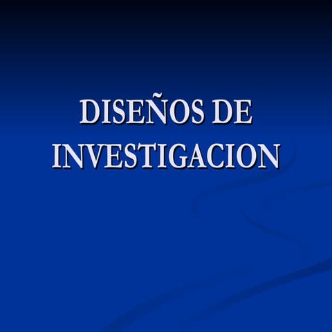 6. diseno de investigacion