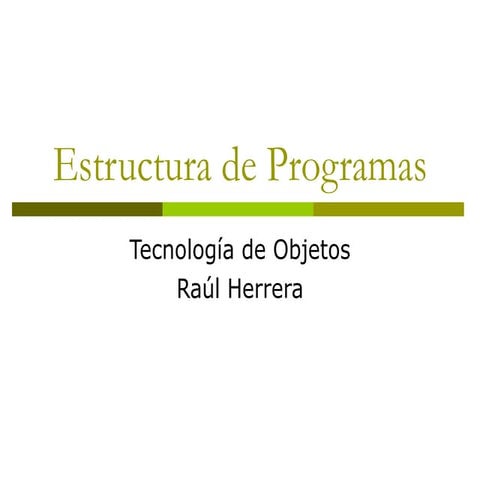 6. estructura de programas