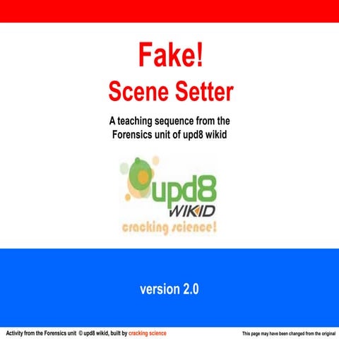 6 fake scene setter | PPT