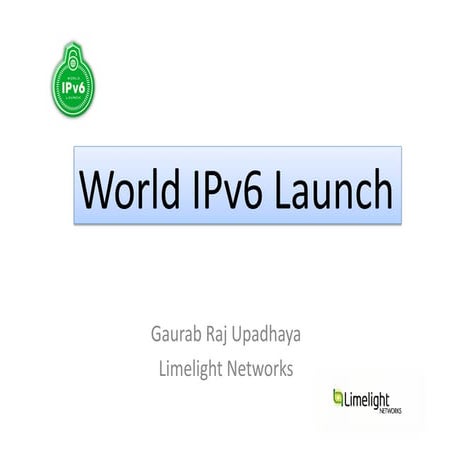 Getting The World IPv6 Enabled