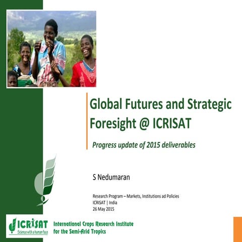 6 icrisat progress 2015 gfsf extended team meeting-rome 25-28 may