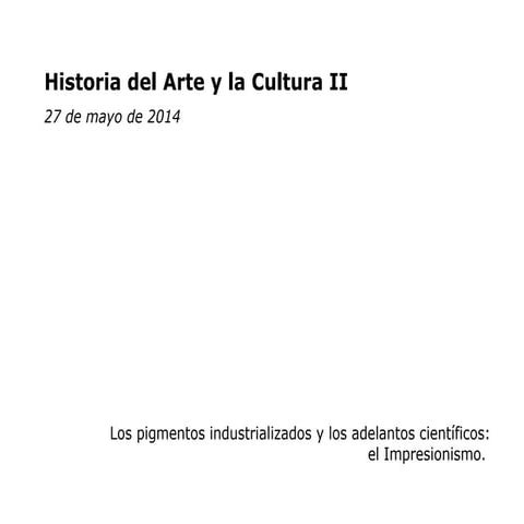 Historia del arte impresionismo-fauvismo
