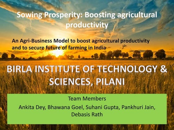 Introduction to Agribusiness Management | PPTX | Agriculture | Industries