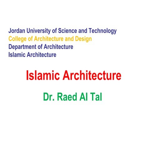 Islamic Egypt - Lecture 9