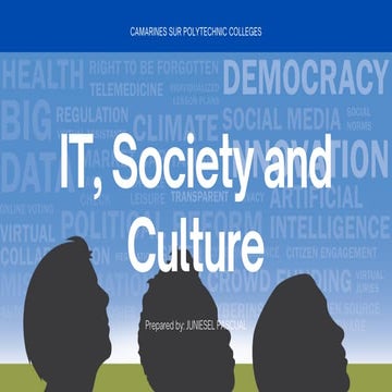 Power point presentation about 6-IT-Society-and-Culture