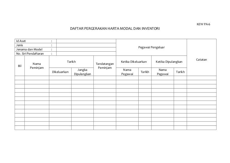 6.kew.pa 6 (daftar pergerakan harta modal)